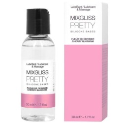 MIXGLISS - PRETTY LUBRICANTE SILICONA FLOR DE CEREZA 50 ML