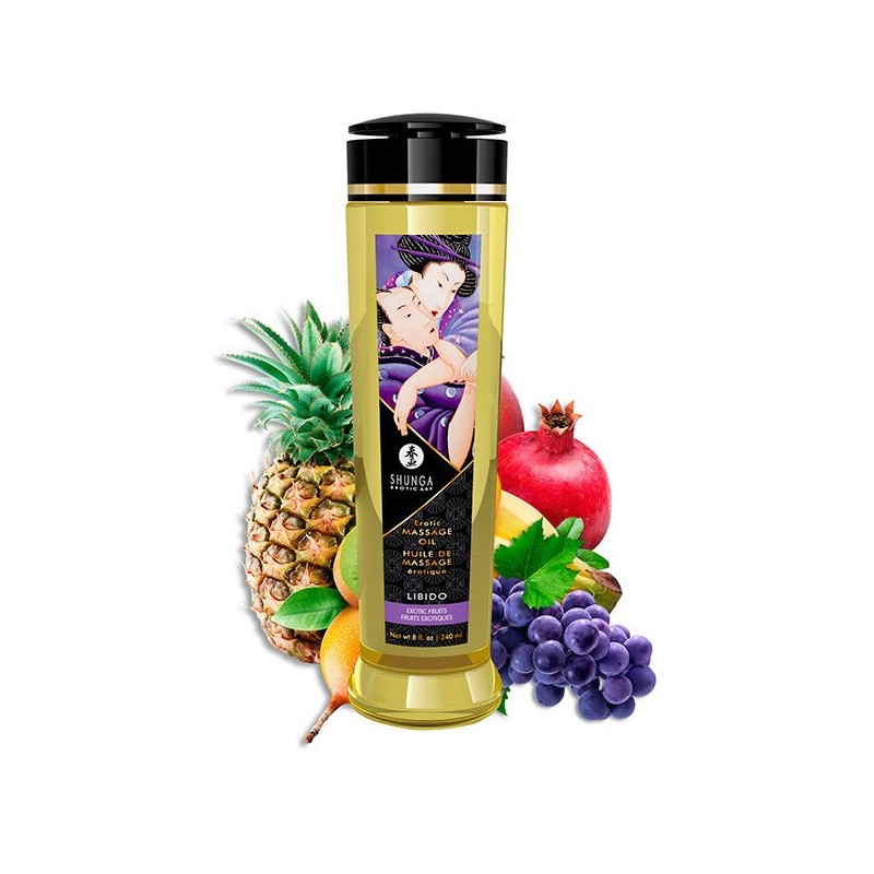 SHUNGA - ACEITE DE MASAJE EROTICO LIBIDO 240 ML