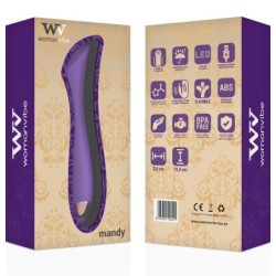 WOMANVIBE - MANDY VIBRADOR RECARGABLE SILICONA PUNTO "K"