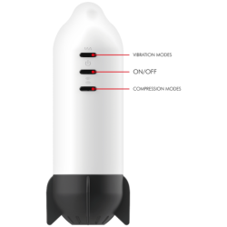 JAMYJOB - ROCKET MASTURBADOR TECNOLOGÃA SOFT COMPRESSION Y VIBRACION