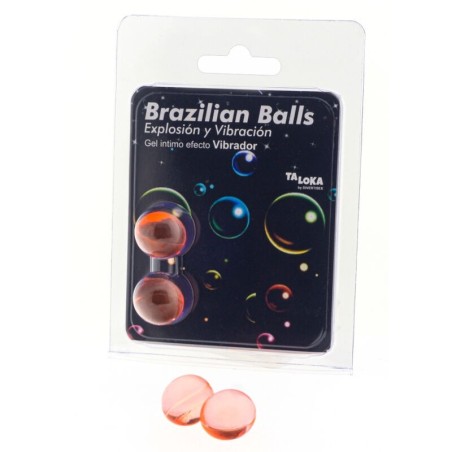 TALOKA - BRAZILIAN BALLS GEL EXCITANTE EFECTO VIBRACIÃ“N 2 BOLAS