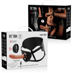 FETISH SUBMISSIVE CYBER STRAP - ARNES CON DILDO CONTROL REMOTO TECNOLOGIA WATCHME S