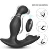 ARMONY - BAT KING VIBRADOR ANAL PROSTATA ROTADOR CONTROL REMOTO NEGRO