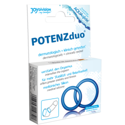 JOYDIVISION POTENZDUO - ANILLOS PARA PENE AZUL - XL