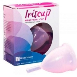 IRISCUP - COPA MESTRUAL ROSA PEQUEÃ‘A + BOLSA ESTERILIZADORA GRATIS