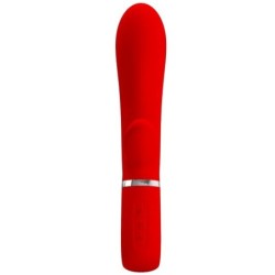 PRETTY LOVE - THOMAS VIBRADOR PUNTO G MULTIFUNCIÃ“N ROJO