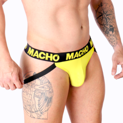 MACHO - MX25A JOCK AMARILLO LYCRA L