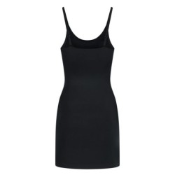 BYE-BRA - SINGLE VESTIDO INVISIBLE NEGRO TALLA XL