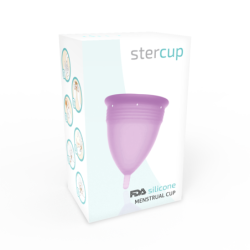 STERCUP - COPA MENSTRUAL FDA SILICONA LILA - TALLA L