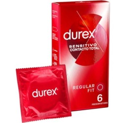 DUREX - SENSITIVO CONTACTO TOTAL 6 UNIDADES