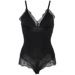 QUEEN LINGERIE - TEDDY DE ENCAJES PLUS SIZE