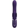 PRETTY LOVE - VIBRADOR RABBIT MULTIFUNCIÃ“N 4 EN 1 MARIPOSA MORADO