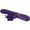 PRETTY LOVE - VIBRADOR RABBIT MULTIFUNCIÃ“N 4 EN 1 MARIPOSA MORADO