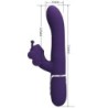 PRETTY LOVE - VIBRADOR RABBIT MULTIFUNCIÃ“N 4 EN 1 MARIPOSA MORADO