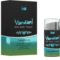 INTT - POTENTE ESTIMULANTE ÃNTIMO GEL VIBRADOR LIQUIDO GIN & TONIC 15ML