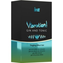 INTT - POTENTE ESTIMULANTE ÃNTIMO GEL VIBRADOR LIQUIDO GIN & TONIC 15ML