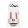 KING COCK - DILDO DOBLE PENETRACIÃ“N 12.7 CM NATURAL