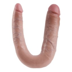 KING COCK - DILDO DOBLE PENETRACIÃ“N 17.8 CM NATURAL