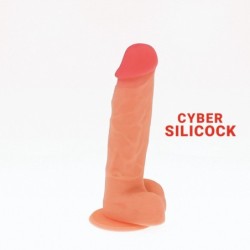 CYBER SILICOCK - OLIVER REALISTICO SILICONA LIQUIDA 19 CM -O- 3.9 CM