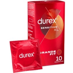 DUREX - PRESERVATIVOS SENSITIVO XL 10 UNIDADES