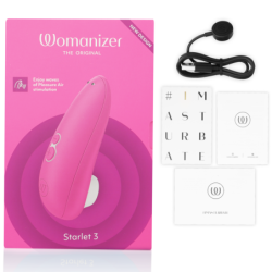 WOMANIZER - STARLET 3 ESTIMULADOR CLÃTORIS ROSA