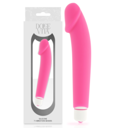 DOLCE VITA - REALISTIC VIBRADOR SILICONA ROSA