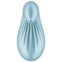 SATISFYER - DIPPING DELIGHT VIBRADOR LAY-ON AZUL