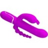 PRETTY LOVE - CAMMY TRIPLE VIBRADOR MULTIFUNCIÃ“N 4 EN 1 ROSA