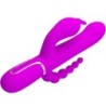 PRETTY LOVE - CAMMY TRIPLE VIBRADOR MULTIFUNCIÃ“N 4 EN 1 ROSA