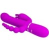 PRETTY LOVE - CAMMY TRIPLE VIBRADOR MULTIFUNCIÃ“N 4 EN 1 ROSA