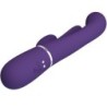 PRETTY LOVE - SHANIA TRIPLE VIBRADOR RABBIT MULTIFUNCIÃ“N MORADO