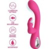 PRETTY LOVE - NOVAK VIBRADOR RABBIT 12 VIBRACIONES ROSA