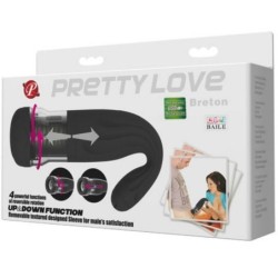 PRETTY LOVE - MASTURBADOR RECARGABLE MULTIFUNCIÃ“N BRETON