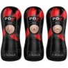 PDX ELITE - SET MASTURBADOR STROKER 12 UNIDADES: 6X VAGINA, 3X ANO, 3X BOCA