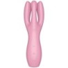 SATISFYER - THREESOME 3 VIBRADOR ROSA