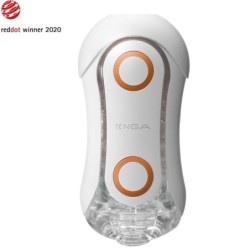 TENGA - FLIP ORB STRONG MASTURBADOR CRASH BLANCO Y NARANJA