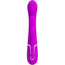 PRETTY LOVE - SHANIA TRIPLE VIBRADOR RABBIT MULTIFUNCIÃ“N ROSA