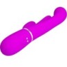 PRETTY LOVE - SHANIA TRIPLE VIBRADOR RABBIT MULTIFUNCIÃ“N ROSA