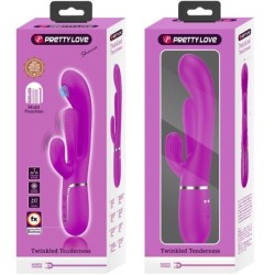 PRETTY LOVE - SHANIA TRIPLE VIBRADOR RABBIT MULTIFUNCIÃ“N ROSA