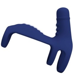 PRETTY LOVE - ELISH ANILLO VIBRADOR CON EXTENSIÃ“N AZUL