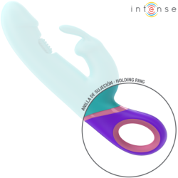 INTENSE - MÃ“NICA VIBRADOR RABBIT CON ESTIMULADOR ROTATORIO DEL PUNTO G AZUL