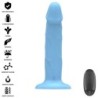 INTENSE - PHOEBE VIBRADOR REALÍSTICO 10 VIBRACIONES AZUL CONTROL REMOTO