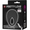 PRETTY LOVE - TRAP ANILLO VIBRADOR NEGRO