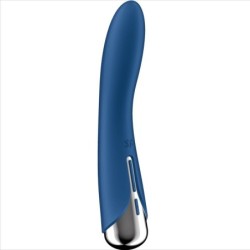 SATISFYER - SPINNING VIBE 1 VIBRADOR ROTADOR G-SPOT AZUL