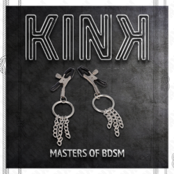 KINK - PINZAS PARA PEZONES CON ARO Y PEQUEÑAS CADENAS PLATEADO 6 CM