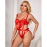 SUBBLIME - 954475 BODY SEXY CALADO CON LAZO ROJO L/XL