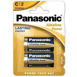 PANASONIC - BRONZE PILA ALKALINA C LR14 BLISTER*2