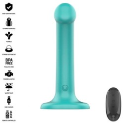 INTENSE - KATIE VIBRADOR CON VENTOSA 10 VIBRACIONES AZUL OSCURO CONTROL REMOTO