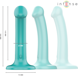 INTENSE - KATIE VIBRADOR CON VENTOSA 10 VIBRACIONES AZUL OSCURO CONTROL REMOTO