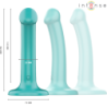 INTENSE - KATIE VIBRADOR CON VENTOSA 10 VIBRACIONES AZUL OSCURO CONTROL REMOTO